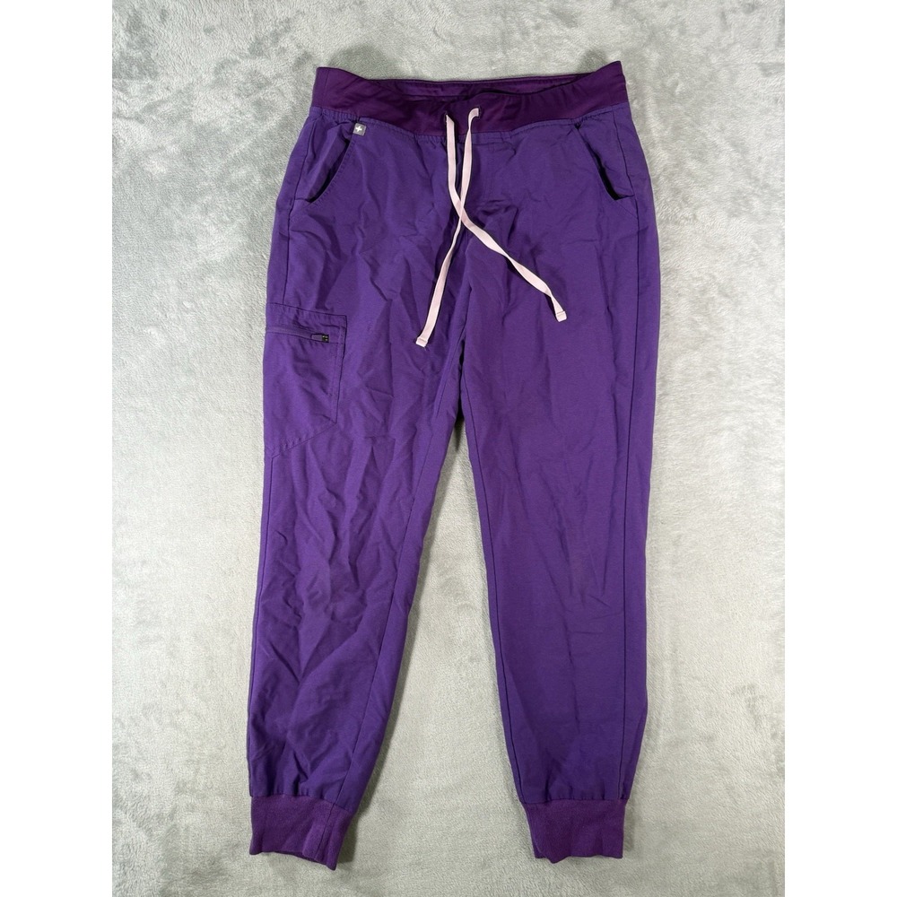 Figs Scrub Pants Womens Medium Purple Zamora Joggers Healthcare
